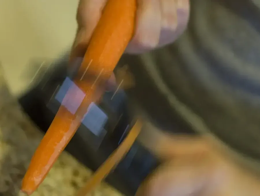 carrot peeling machine FX-117 commercial processing